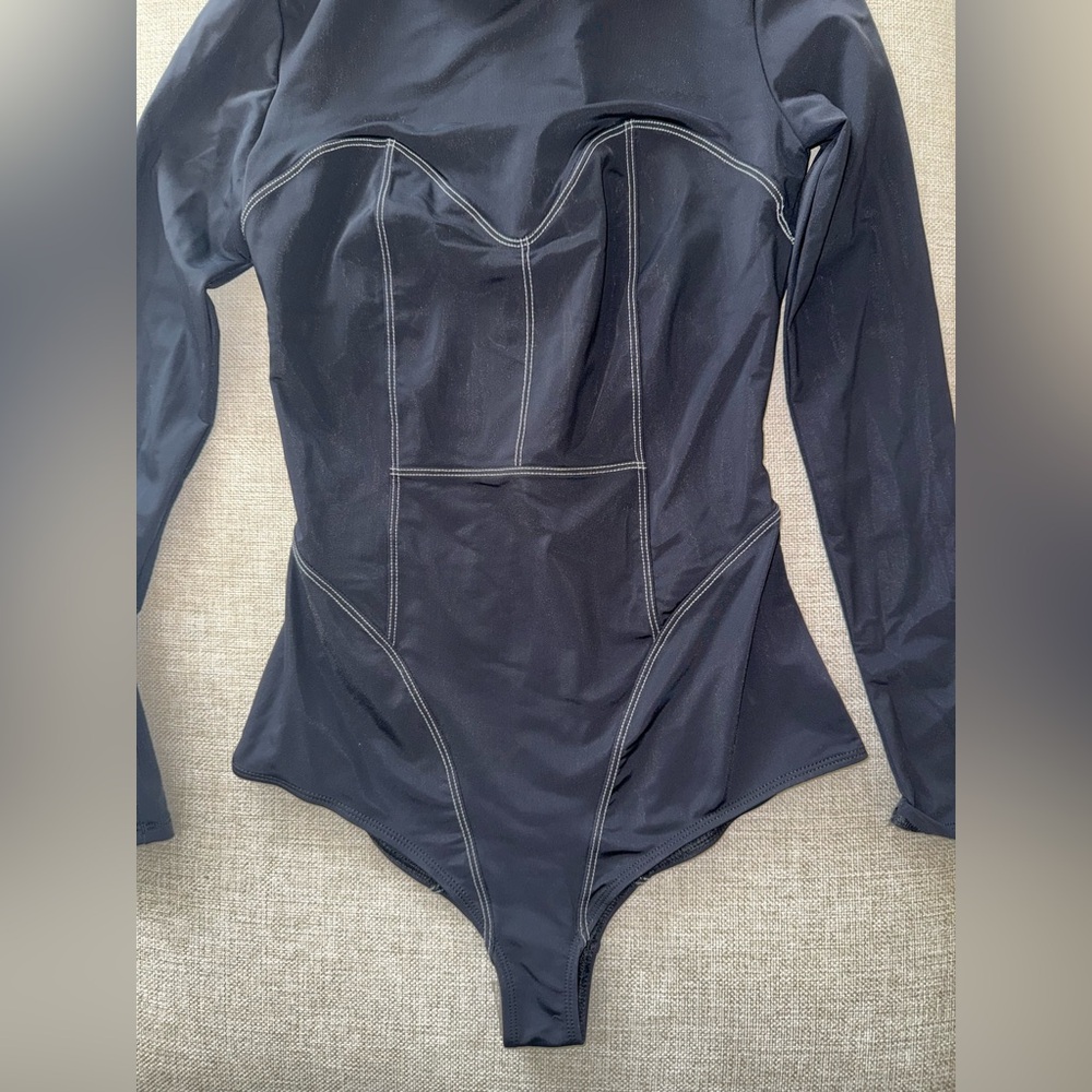 607.  Mara Hoffman Lido Surf One Piece Swim - Picture 8 of 13